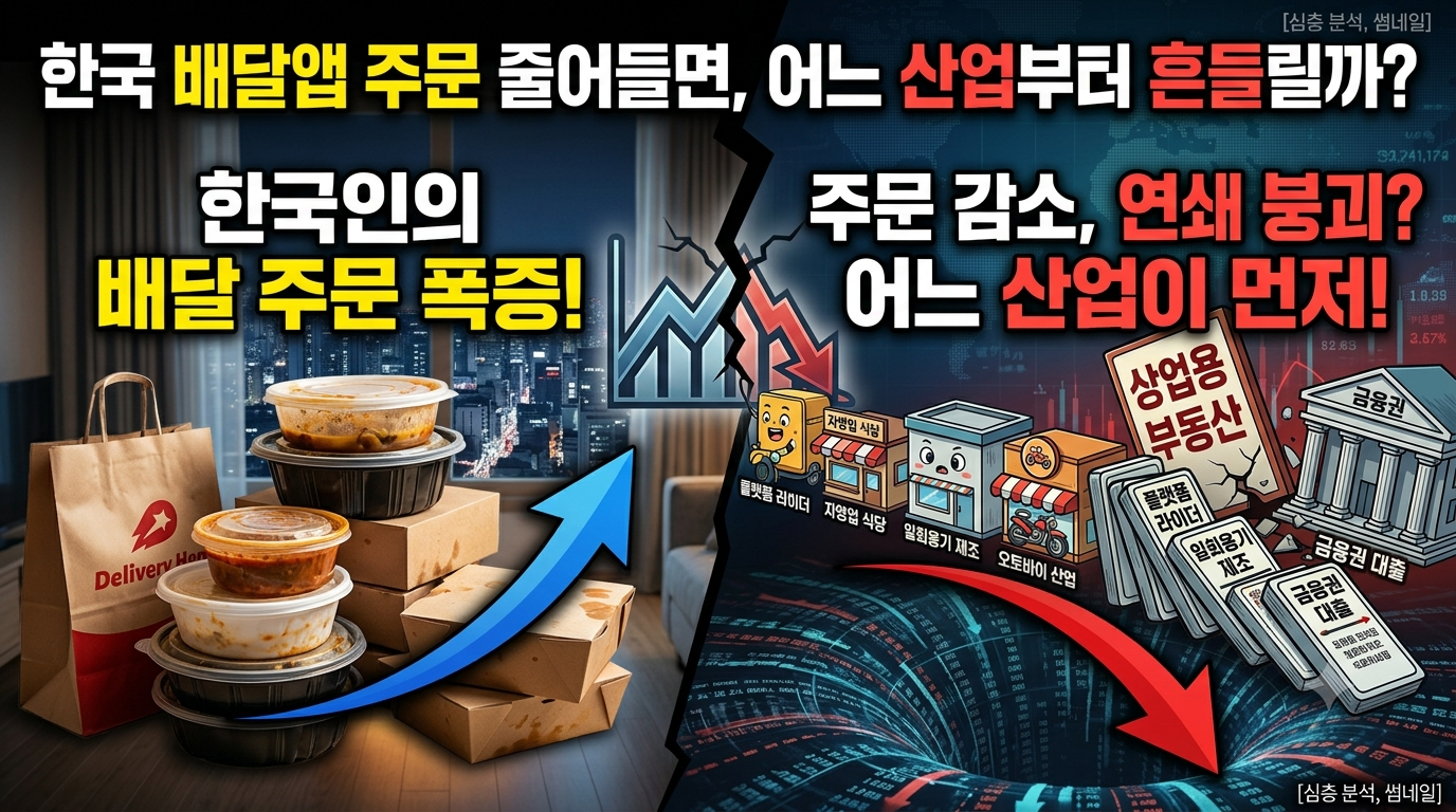 한국 배달앱 주문 감소